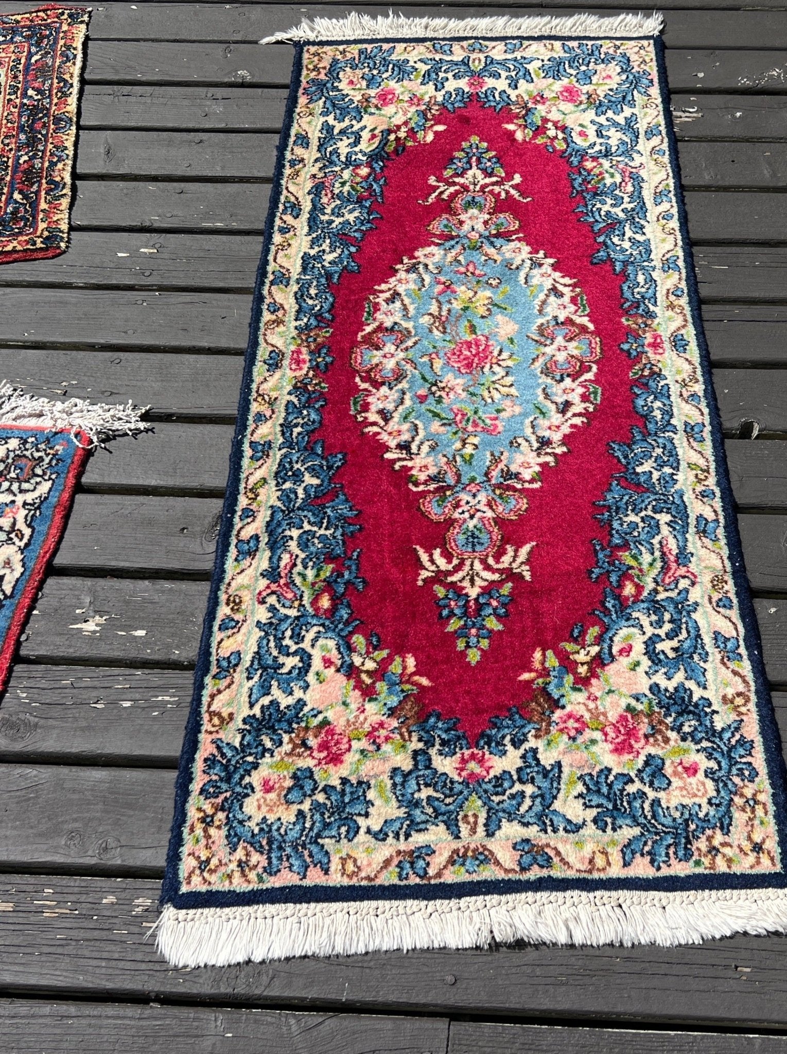 Persian Kerman Rug | 1' 7" x 3' 9" Rug the Rock 