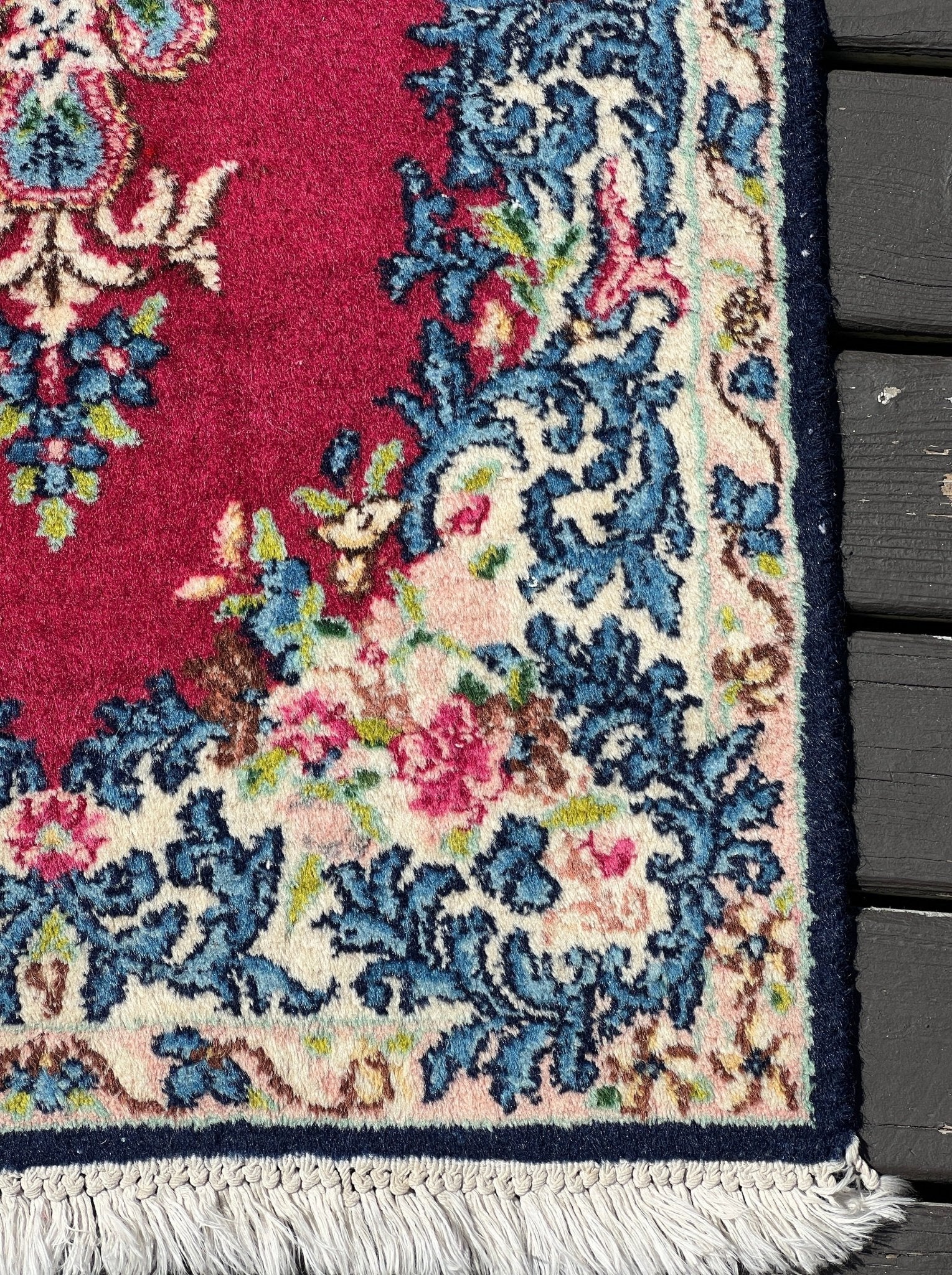 Persian Kerman Rug | 1' 7" x 3' 9" Rug the Rock 