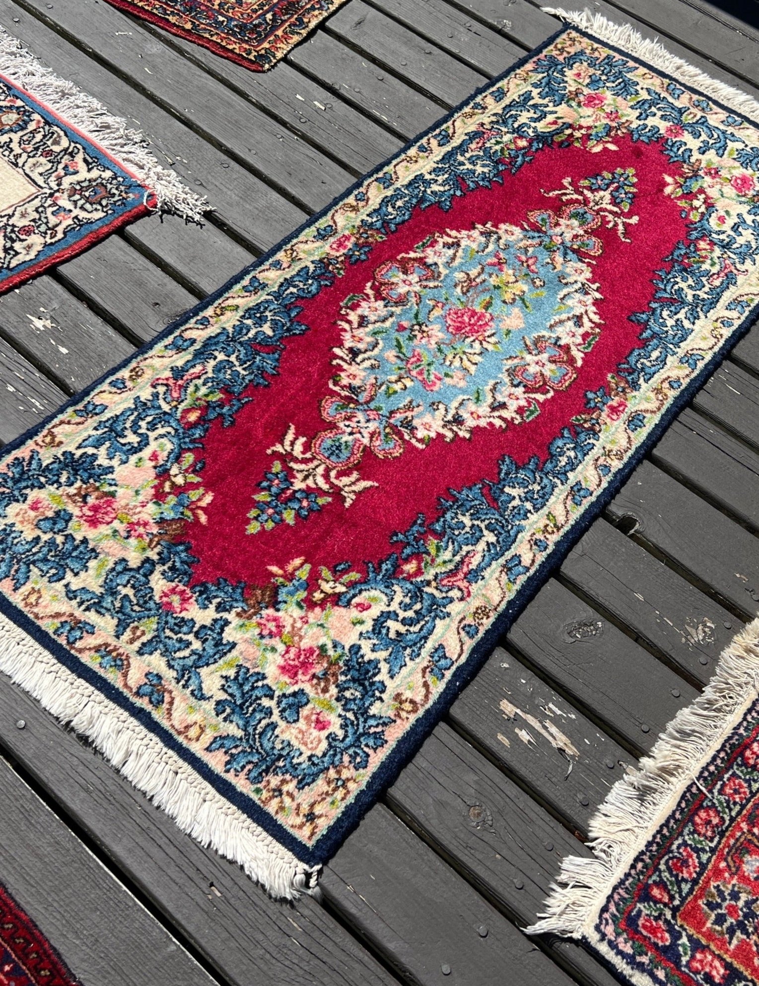 Persian Kerman Rug | 1' 7" x 3' 9" Rug the Rock 