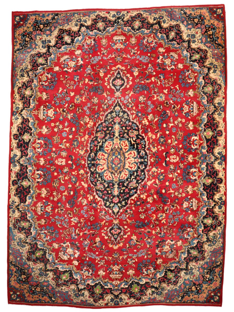 Persian Mashad Rug | 7' 10" x 11' 2" Rug the Rock 
