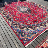 Persian Mashad Rug | 7' 10" x 11' 2" Rug the Rock 
