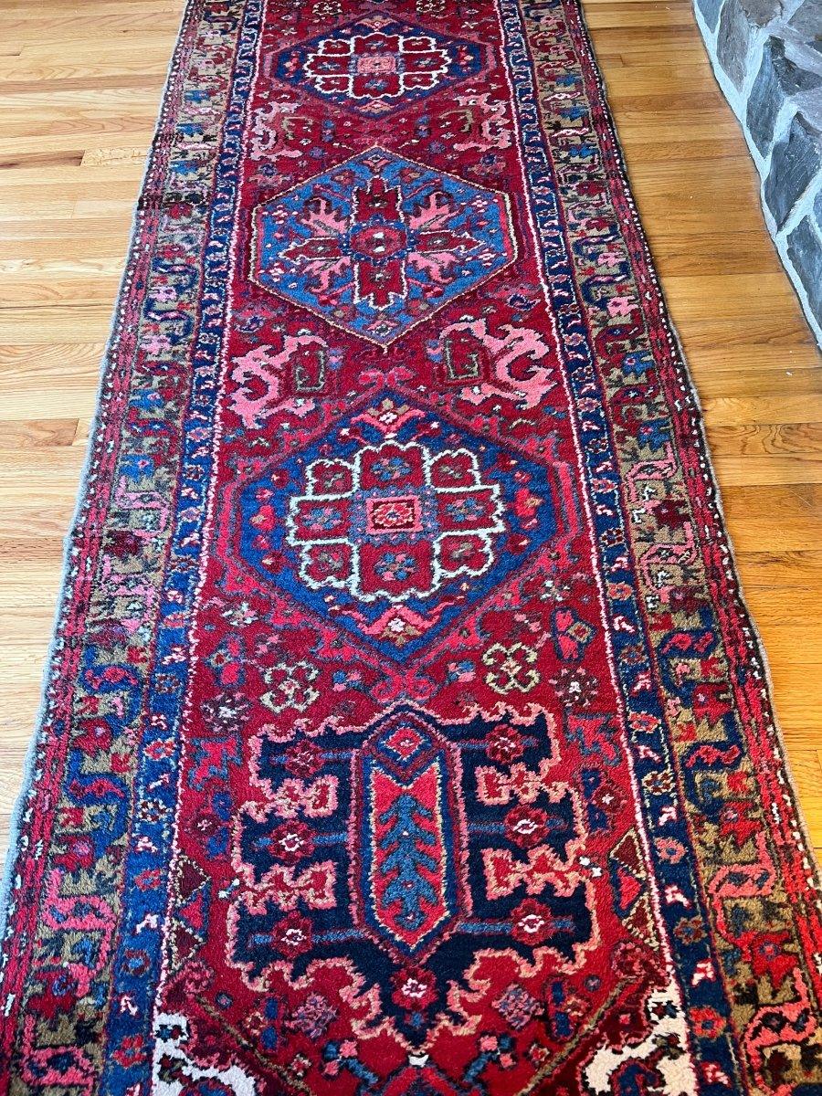 Persian Meshkin Runner | 10' 9" x 3' 2" Rug the Rock