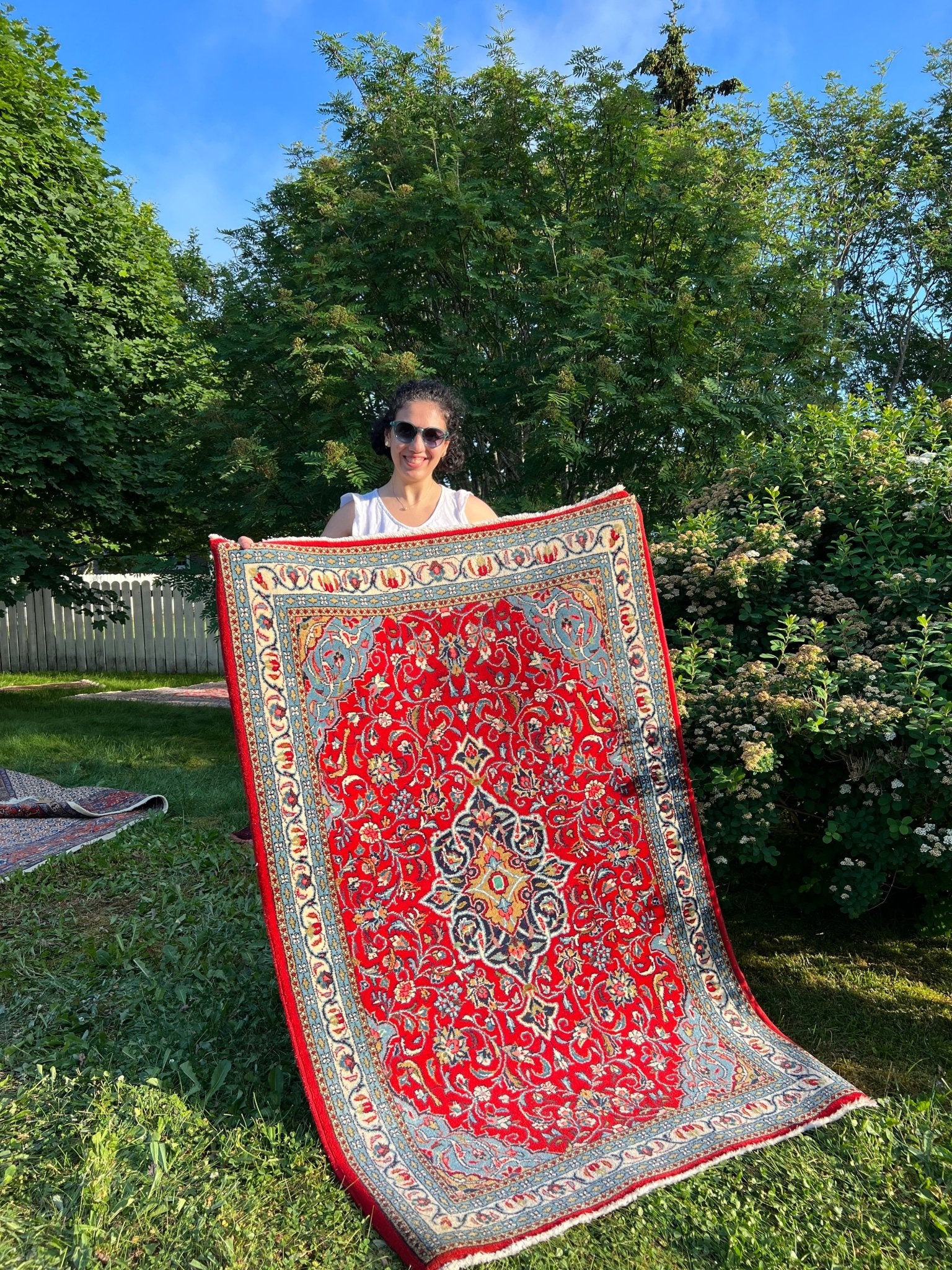 Persian Sarouk Rug | 3' 7" x 5' 5" Rug the Rock 