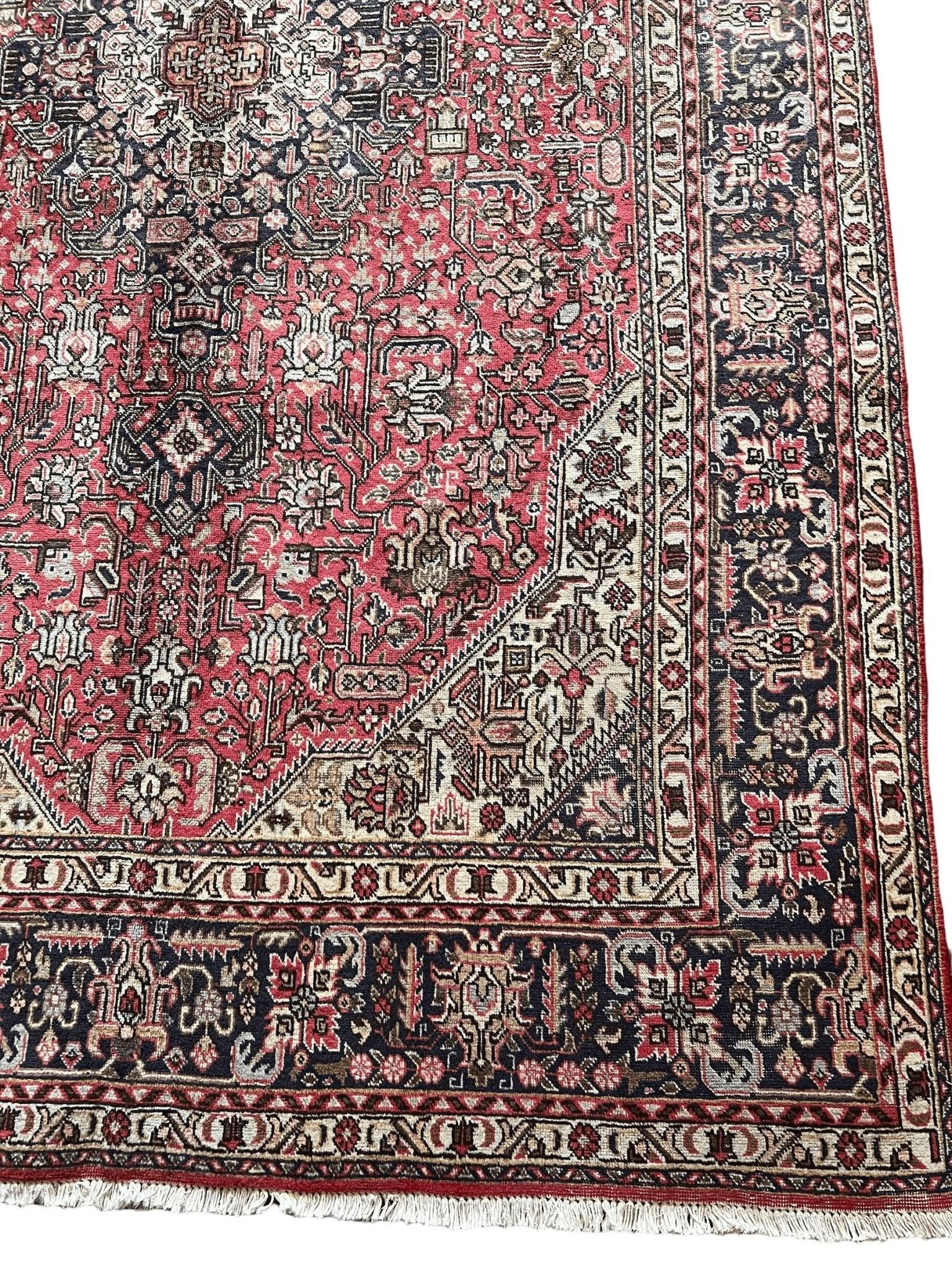 Persian Tabriz Azarshahr Rug | 9’ 8” x 6’ 4” Rug the Rock