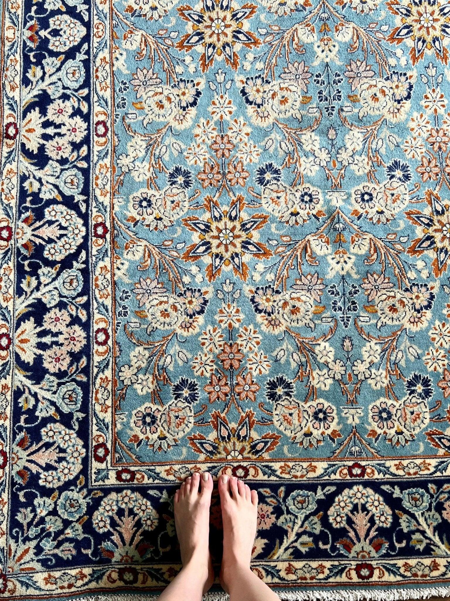 Persian Yazd Rug | 8’ 2” x 5 - Wool Area Rugs | St. John's, Newfoundland | Rug the Rock