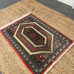 Persian Qom Rug | 3' 7" x 2' 8" Rug the Rock