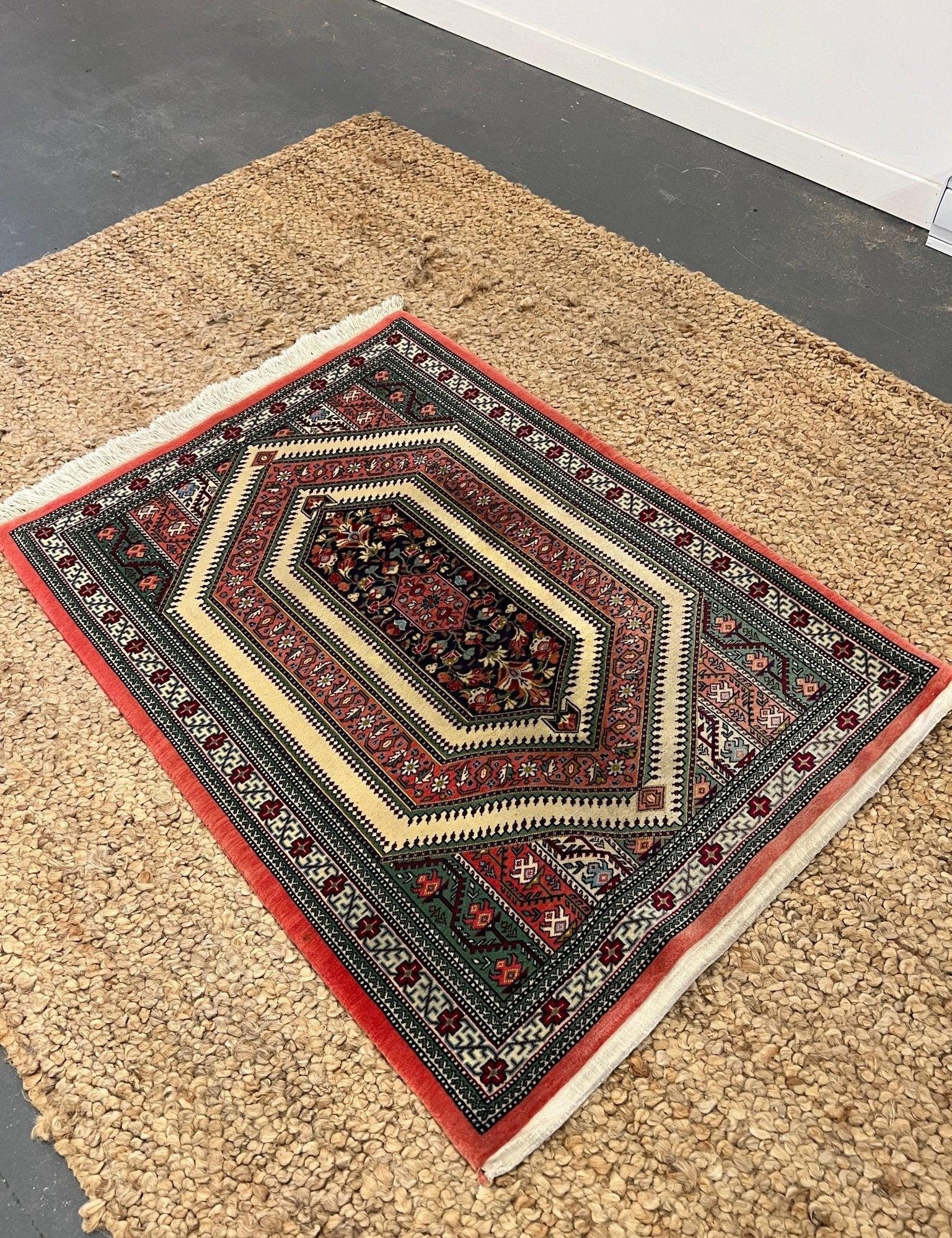 Persian Qom Rug | 3' 7" x 2' 8" Rug the Rock