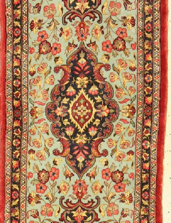 Persian Qom Runner | 6' 5" x 1' 8" Rug the Rock