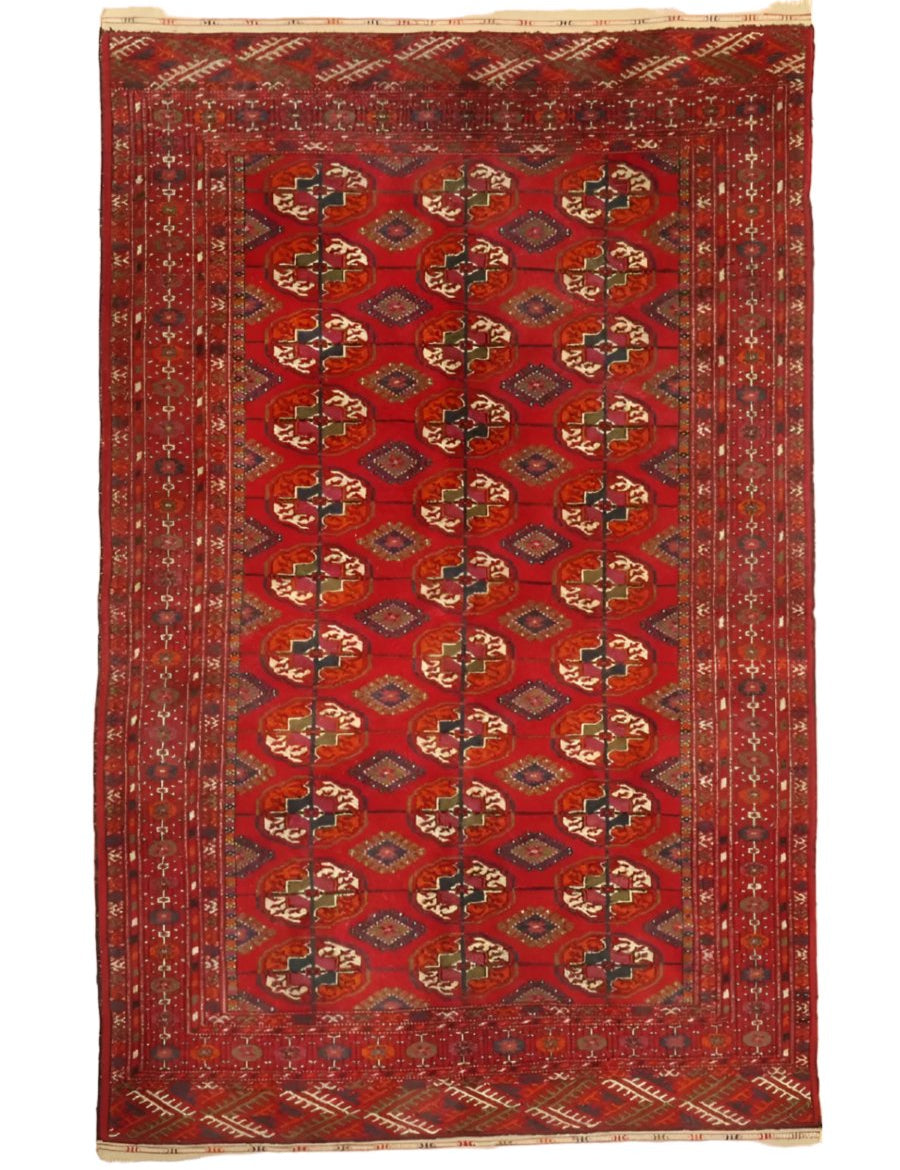 Russian Bukhara Rug | 3' 10" x 6' 1" Rug the Rock