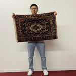 Sarouk | 3' 8" x 2' 2" Rug the Rock