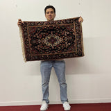 Sarouk | 3' 8" x 2' 2" Rug the Rock