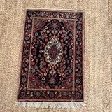 Sarouk | 3' 8" x 2' 2" Rug the Rock