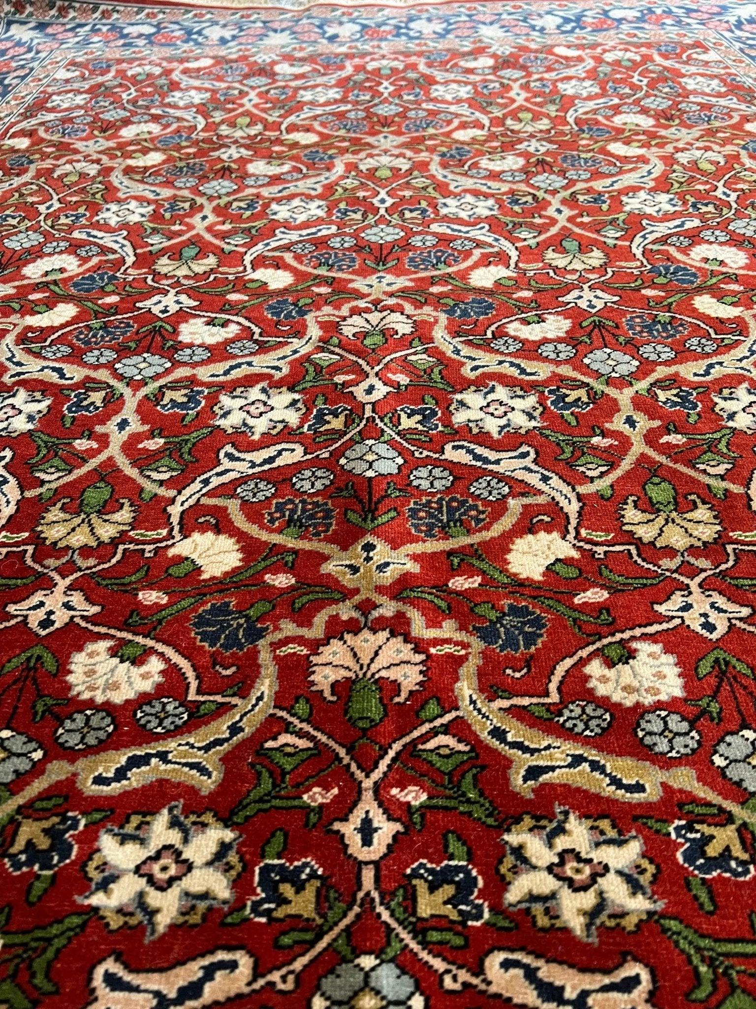 Signed Hereke rug|7’1”x4’8” - Wool Area Rugs | St. John's, Newfoundland | Rug the Rock