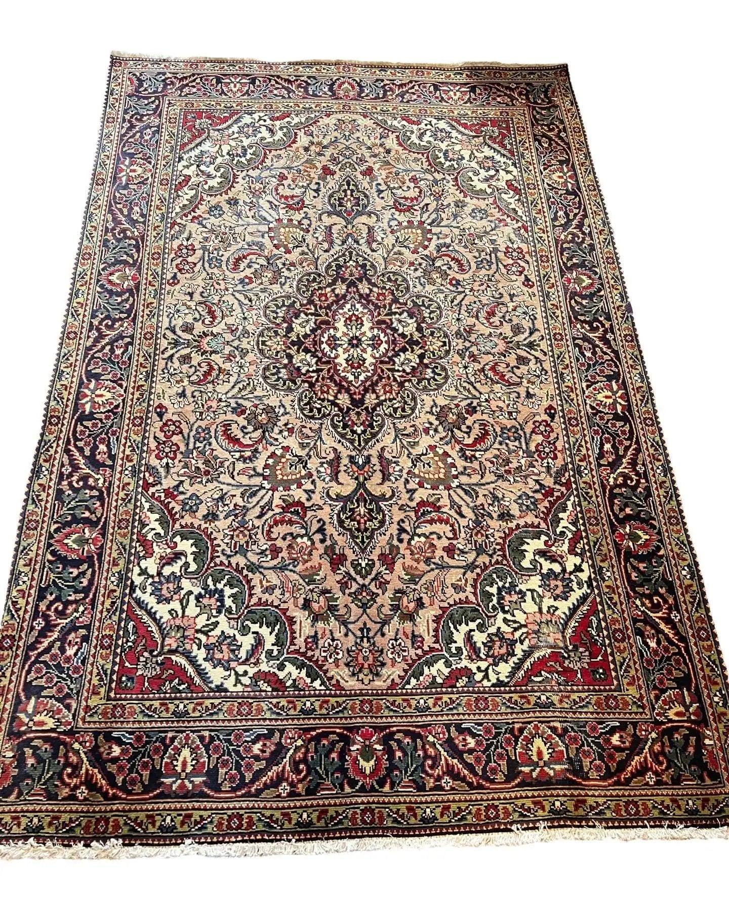 Persian Tabriz Rug | 9’ 5” x 6’ 4” Rug the Rock