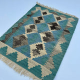 Tiny Persian Qashqai Kilim | 2' 1" x 2' 8" - Rug the Rock