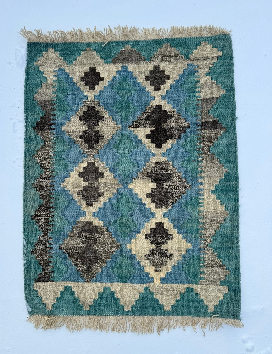 Tiny Persian Qashqai Kilim | 2' 1" x 2' 8" - Rug the Rock