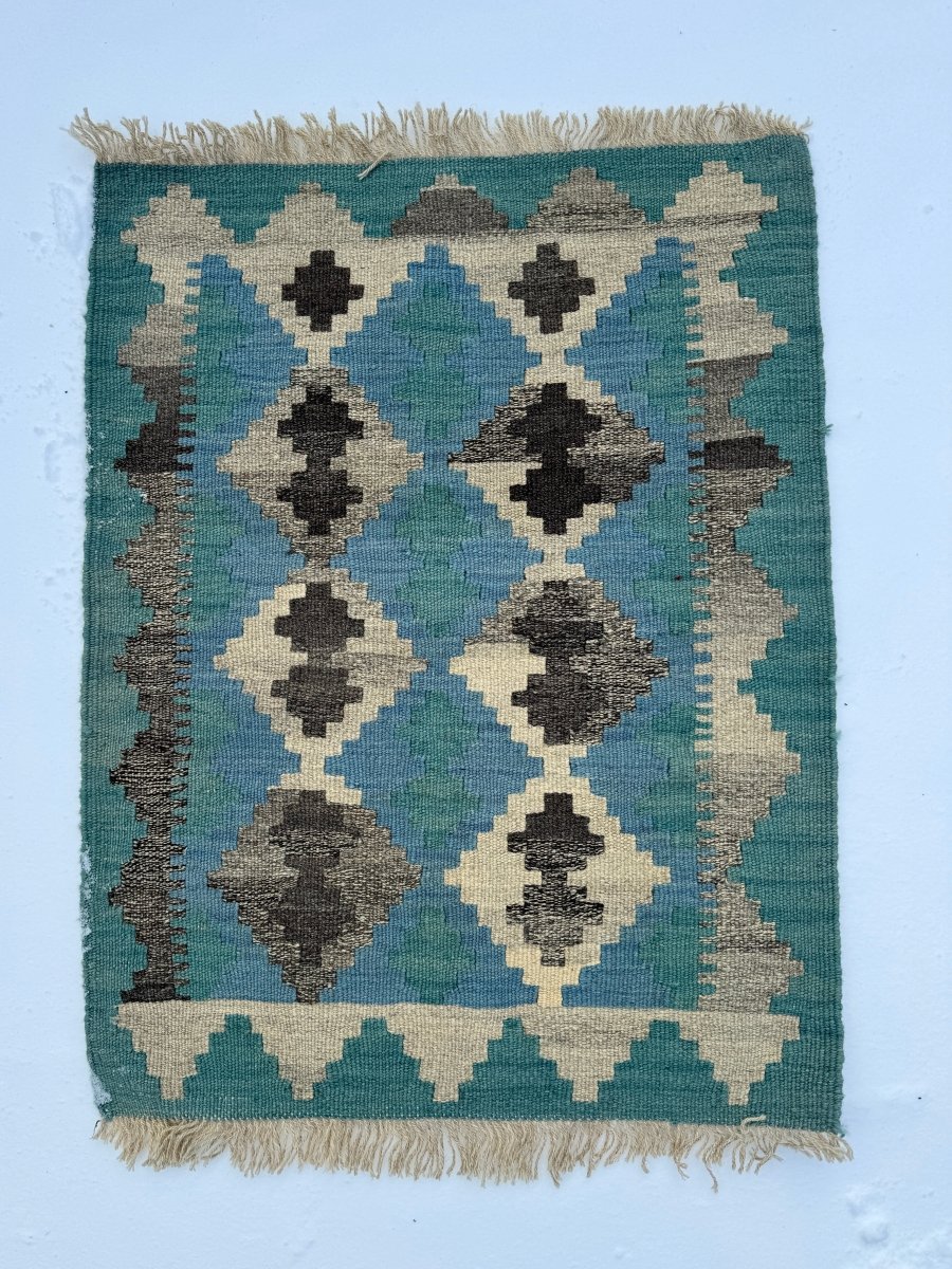 Tiny Persian Qashqai Kilim | 2' 1" x 2' 8" - Rug the Rock