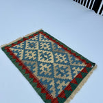 Tiny Persian Qashqai Kilim | 2' x 2' 11" - Rug the Rock