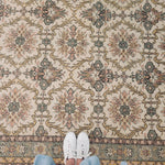 Vintage Turkish Oushak Rug | 9' 9"  x 6' 1" Rug the Rock