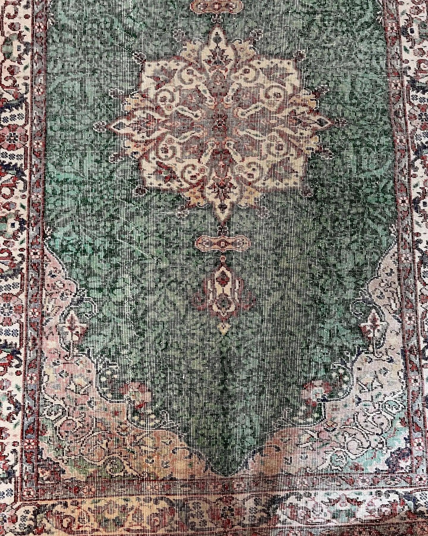 Vintage Turkish Oushak Rug | 9’ 1" x 5’ 6” Rug the Rock