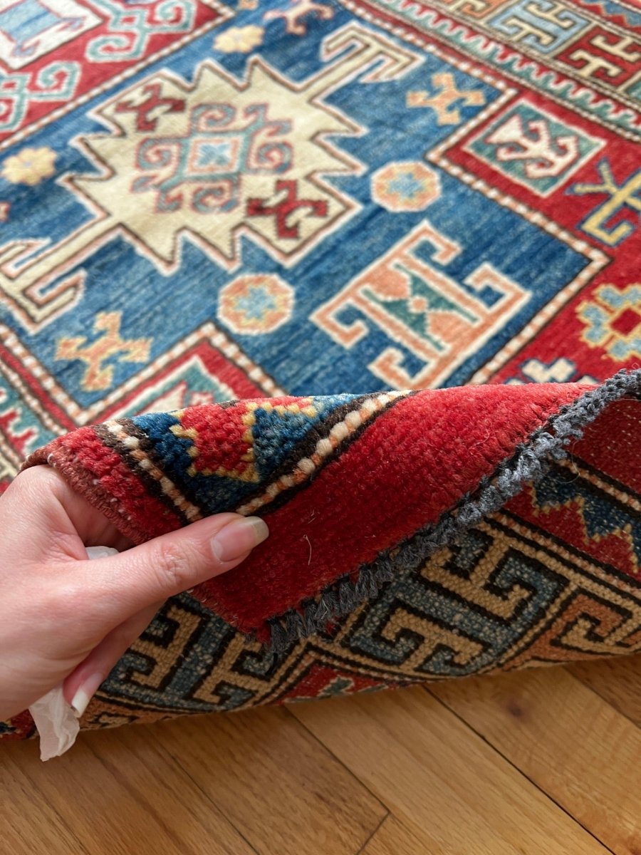 Vintage Kazak Runner | 9' 7" x 2' 9" - Rug the Rock