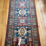 Vintage Kazak Runner | 9' 7" x 2' 9" - Rug the Rock
