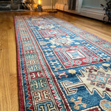 Vintage Kazak Runner | 9' 7" x 2' 9" - Rug the Rock