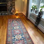 Vintage Kazak Runner | 9' 7" x 2' 9" - Rug the Rock