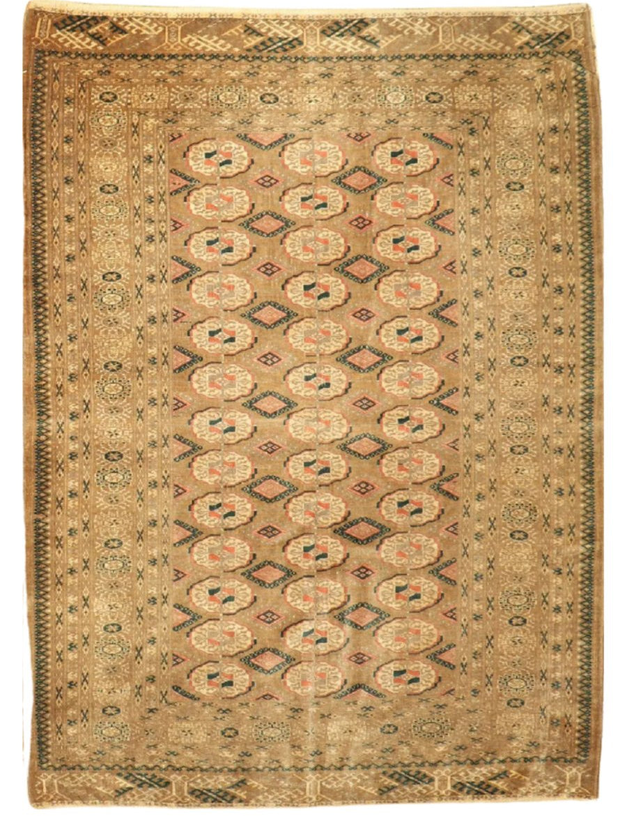 Yaar | 4' 5" x 6' | Vintage Tekke Rug Rug the Rock 